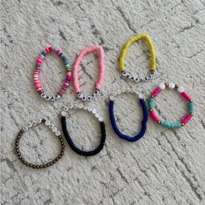 Set of 7 Taylor Swift Eras Tour Friendship Albums Bracelets